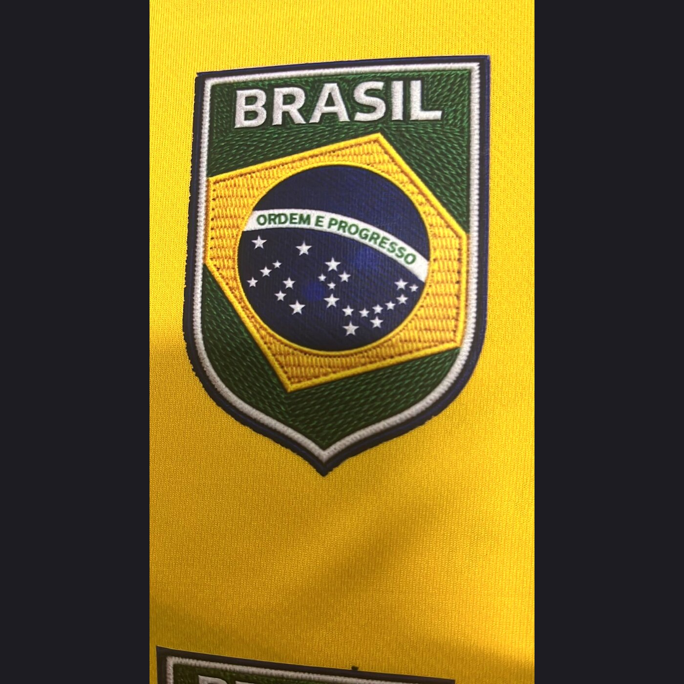 Efeito bordado — brasão escudo (nova tecnologia)