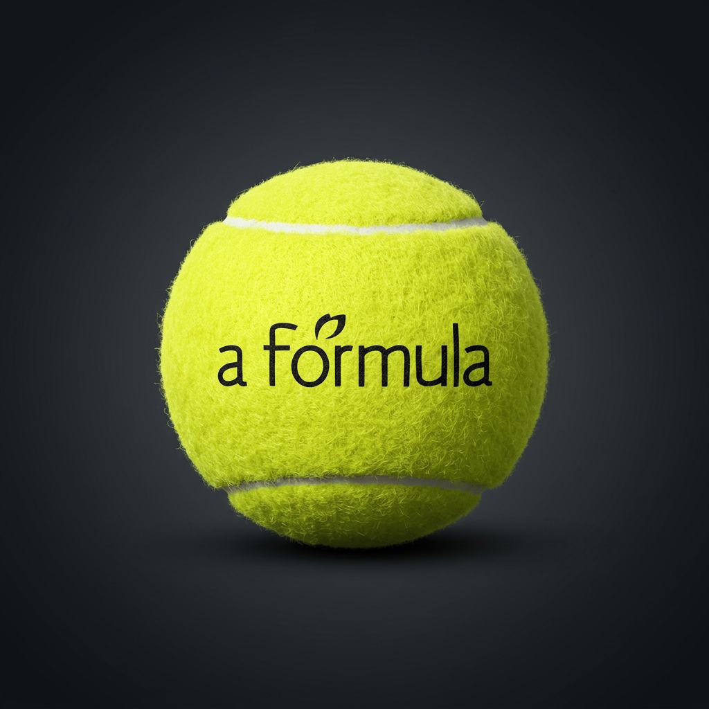 Bolinha de tênis personalizada — A Fórmula