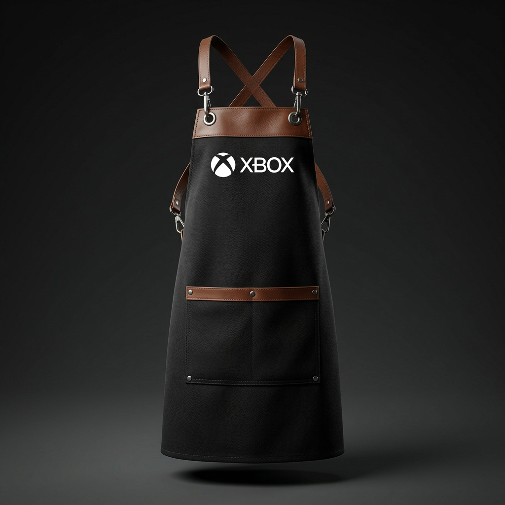 Xbox — avental de ativação com tiras em couro