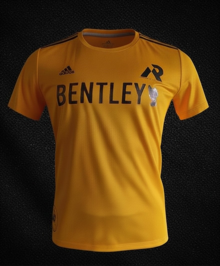 Camisa Bentley × Adidas — frente