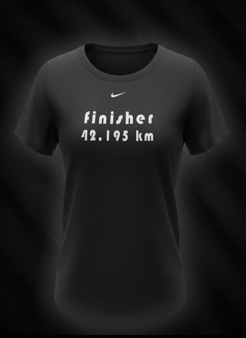 Camisa Finisher 42.195 km — frente