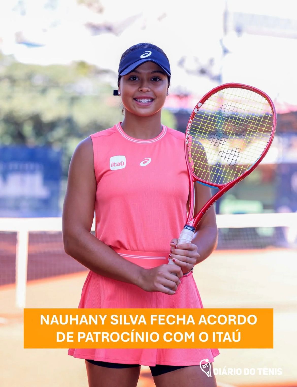 Nauhany Silva — patrocínio Itaú × ASICS (tênis)